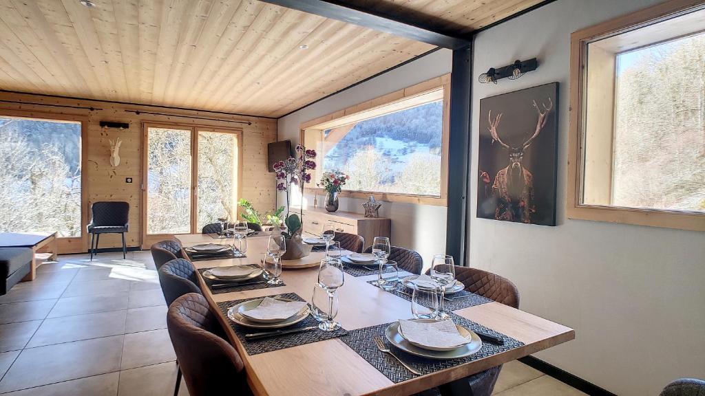 Chalet BAS-THEX 8-10 pers SAINT JEAN D'AULPS- PROCHE MORZINE-WIFI